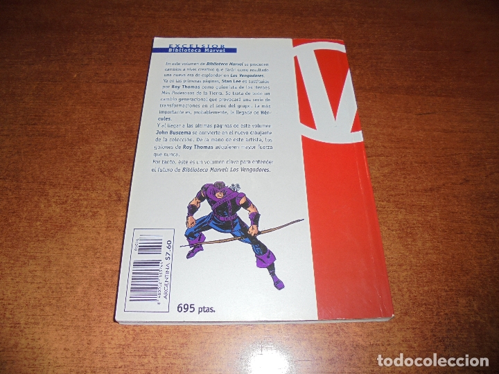 C&oacute;mics: LOS VENGADORES. BIBLIOTECA MARVEL EXCELSIOR N&ordm; 6 MARVEL COMICS FORUM. - Foto 3