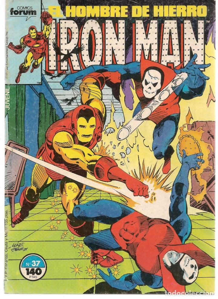 C&oacute;mics: IRON MAN. N&ordm; 37. FORUM. 1988. (ST/B2.1) - Foto 1