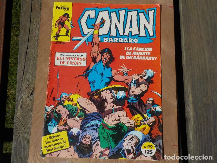 C&oacute;mics: CONAN EL BARBARO N&ordm; 99, editorial Forum - Foto 1