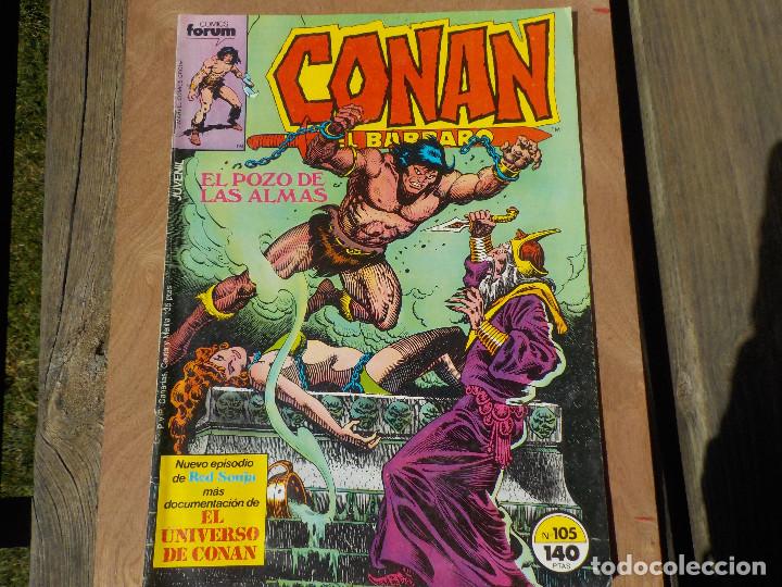 C&oacute;mics: CONAN EL BARBARO n&ordm; 105, editorial Forum - Foto 1