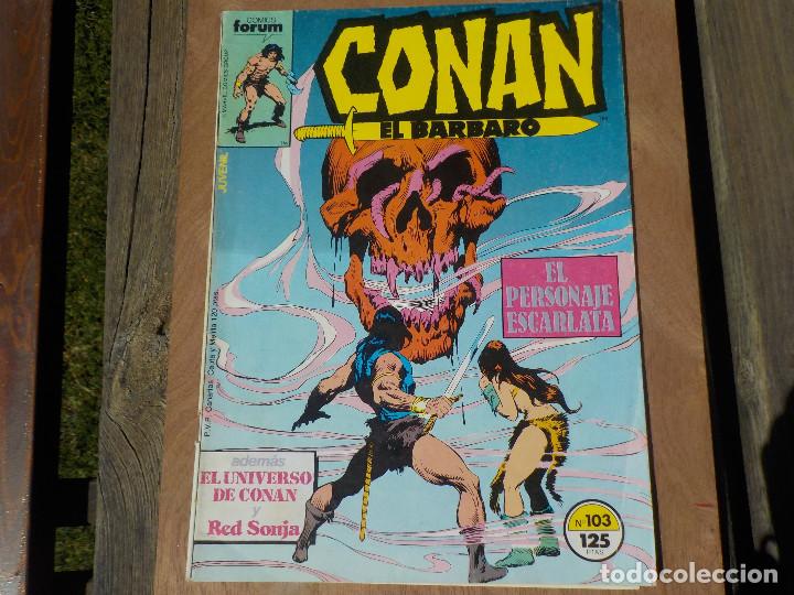 C&oacute;mics: CONAN EL BARBARO n&ordm; 103, editorial Forum - Foto 1