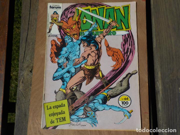 C&oacute;mics: CONAN EL BARBARO n&ordm; 64, editorial Forum - Foto 1