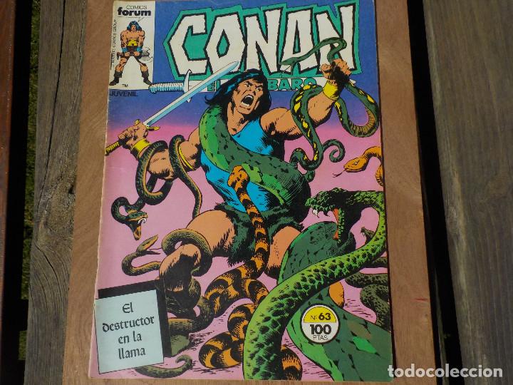 C&oacute;mics: CONAN EL BARBARO n&ordm; 63, editorial Forum - Foto 1