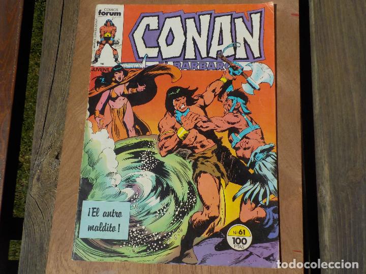 C&oacute;mics: CONAN EL BARBARO n&ordm; 61, editorial Forum - Foto 1
