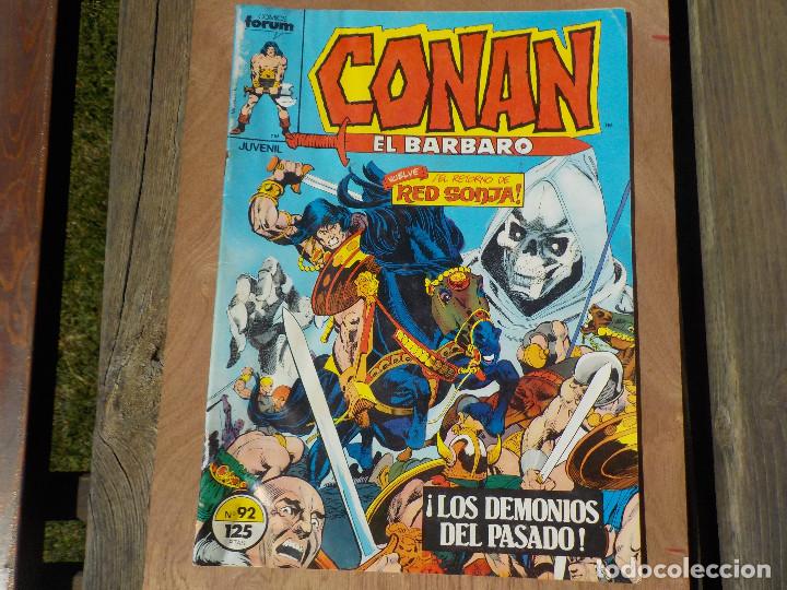 C&oacute;mics: CONAN EL BARBARO n&ordm; 92, editorial Forum - Foto 1