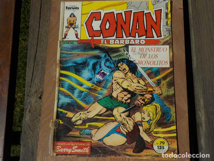 C&oacute;mics: CONAN EL BARBARO n&ordm; 79, editorial Bruguera - Foto 1