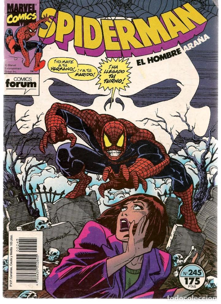 C&oacute;mics: SPIDERMAN. N&ordm; 245. FORUM, 1991.(ST/B2.1) - Foto 1