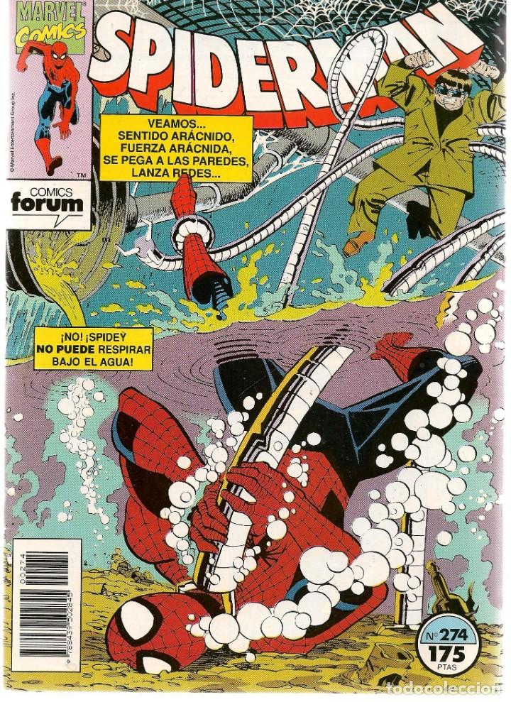 C&oacute;mics: SPIDERMAN. N&ordm; 274. FORUM, 1992.(ST/B2.1) - Foto 1