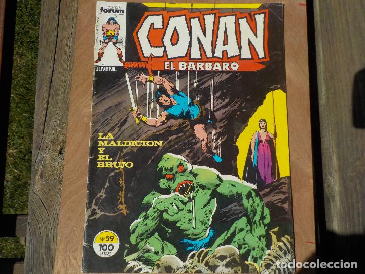 C&oacute;mics: CONAN EL BARBARO n&ordm; 59, editorial Forum - Foto 1