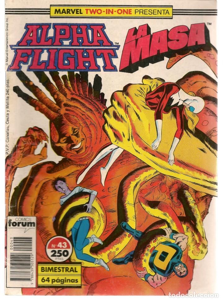 C&oacute;mics: TWO IN ONE. ALPHA FLIGHT - LA MASA. N&ordm; 43. FORUM. (ST/B2.2) - Foto 1