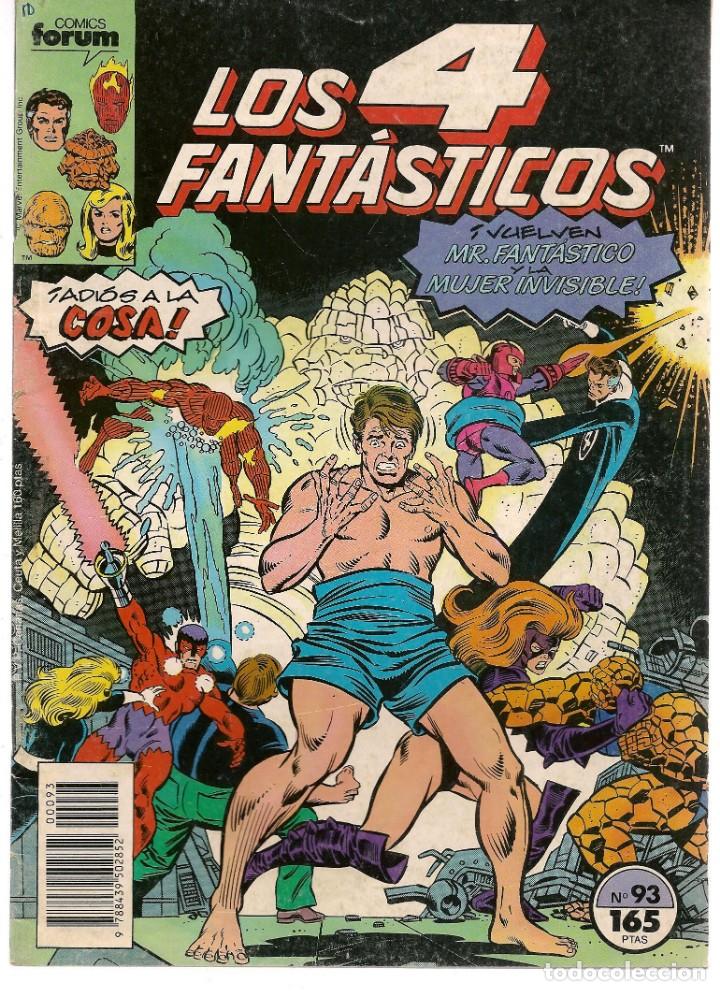 C&oacute;mics: LOS 4 FANT&Aacute;STICOS. N&ordm; 93. FORUM. (ST/B2.2) - Foto 1