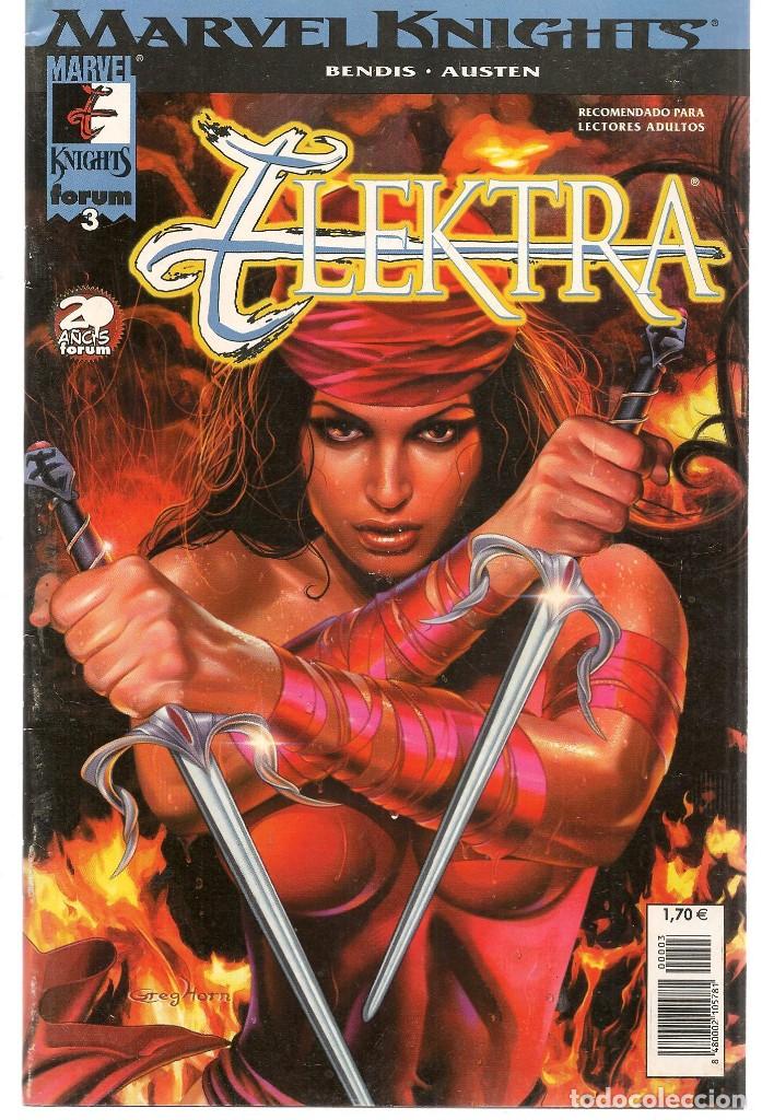 C&oacute;mics: ELEKTRA. N&ordm; 3. MARVEL KNIGHTS.  FORUM. (ST/B2.2) - Foto 1