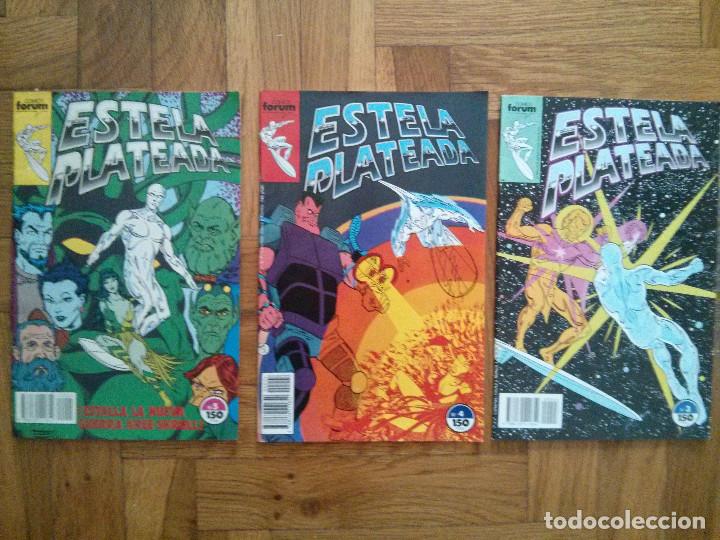 C&oacute;mics: Estela plateada, silver surfer comics lote Marvel DC, num 3,4,5 - Foto 1