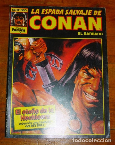 C&oacute;mics: LA ESPADA SALVAJE DE CONAN. N&Uacute;M. 68 (Serie Oro) - Foto 1
