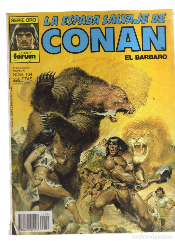 C&oacute;mics: CONAN EL BARBARO  LA ESPADA SALVAJE N,104 - Foto 1