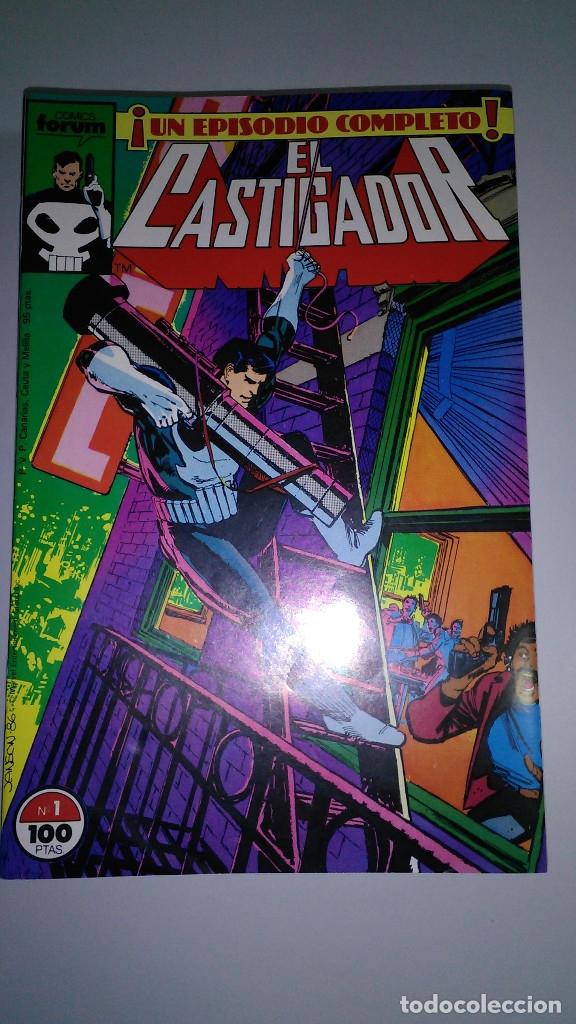 C&oacute;mics: * EL CASTIGADOR * COMICS FORUM 1988 * 41 N&ordm; IMPECABLES * - Foto 2