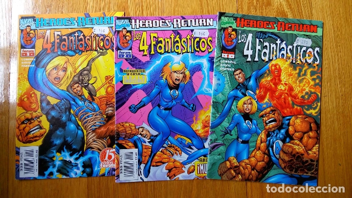 C&oacute;mics: 4 Fant&aacute;sticos (heroes return) 1 al 3 - Foto 2