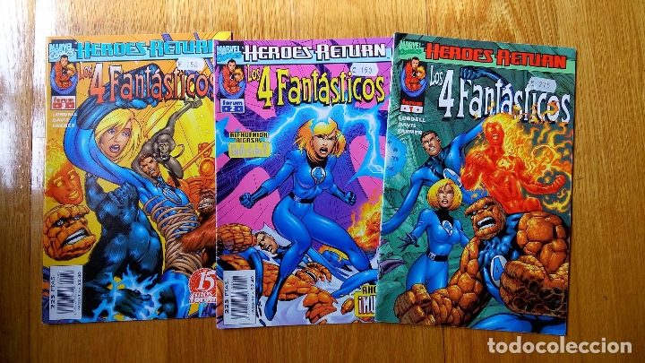 C&oacute;mics: 4 Fant&aacute;sticos (heroes return) 1 al 3 - Foto 3