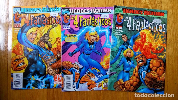 C&oacute;mics: 4 Fant&aacute;sticos (heroes return) 1 al 3 - Foto 1