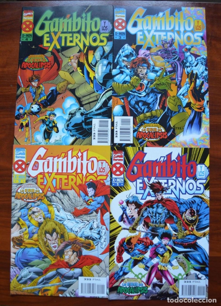 C&oacute;mics: Gambito y los Externos (era Apocalipsis) 1 al 4 - Foto 1