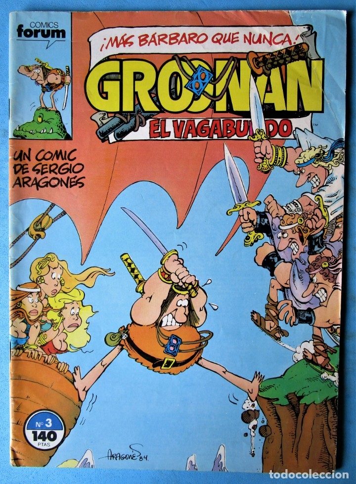 C&oacute;mics: GROONAN EL VAGABUNDO N&ordm; 3 FORUM 1987 - Foto 1