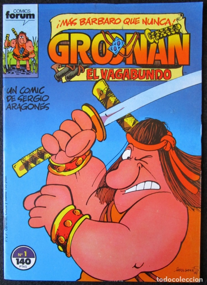 C&oacute;mics: GROONAN EL VAGABUNDO N&ordm; 1 FORUM 1987 - Foto 1