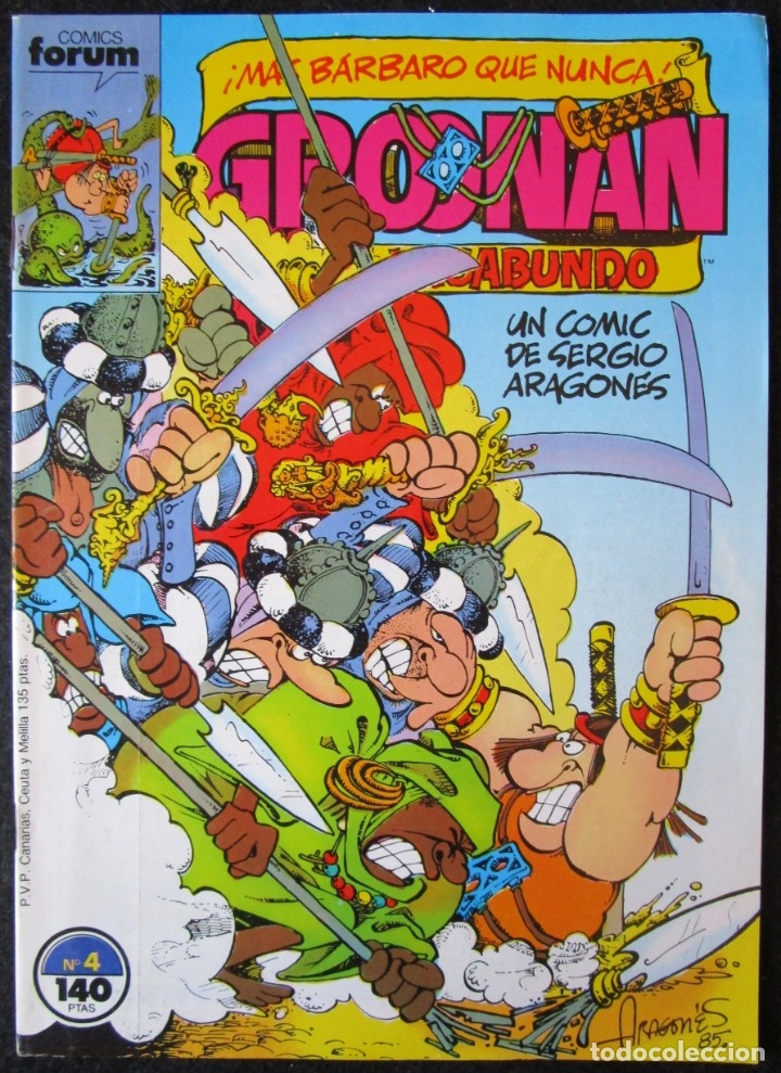 C&oacute;mics: GROONAN EL VAGABUNDO N&ordm; 4 FORUM 1987 - Foto 1