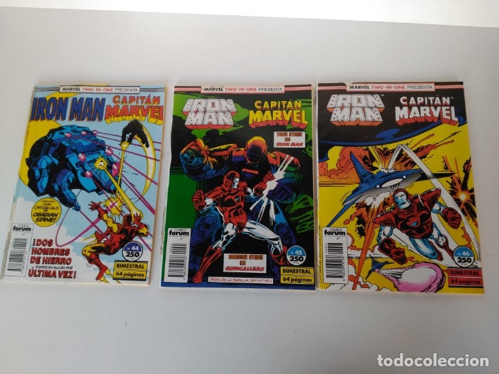 Cómics: Lote de 3 comics Forum, Iron man, Nº 44, 45 y 46 - Foto 1 - 173025738