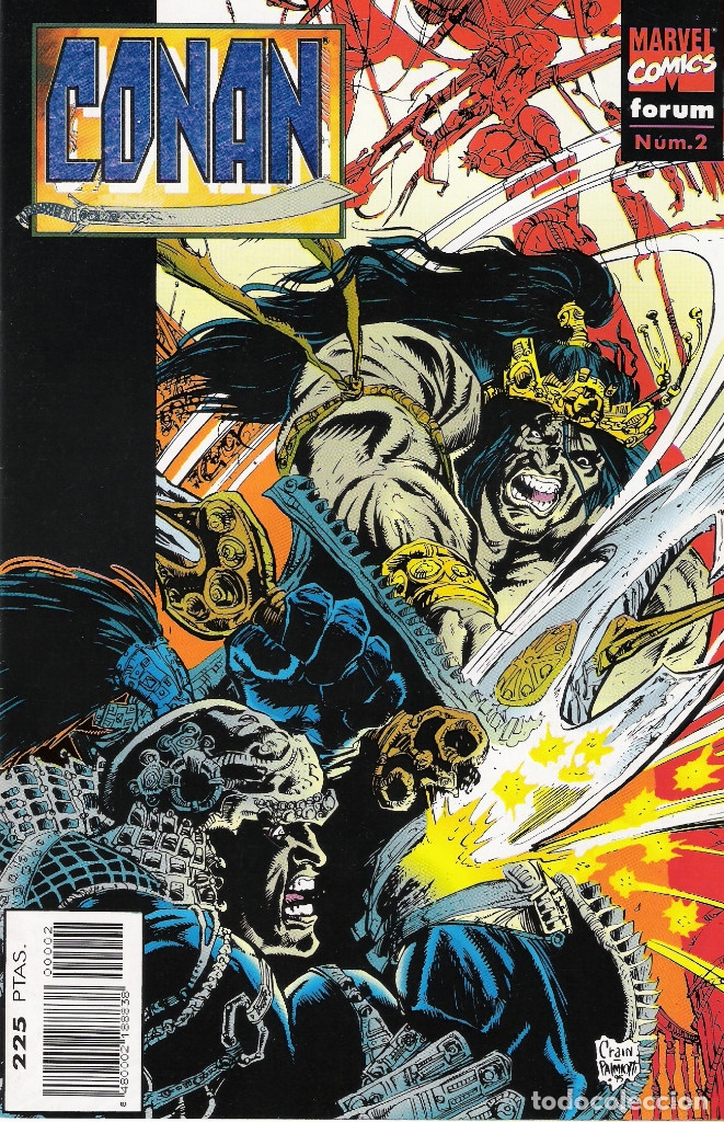 C&oacute;mics: CONAN FORUM-MARVEL N&Uacute;MEROS 2 A 7 DE LA SERIE DE 11 PUBLICADA EN 1996 - Foto 1