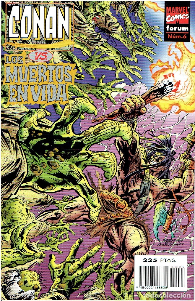 C&oacute;mics: CONAN FORUM-MARVEL N&Uacute;MEROS 2 A 7 DE LA SERIE DE 11 PUBLICADA EN 1996 - Foto 5