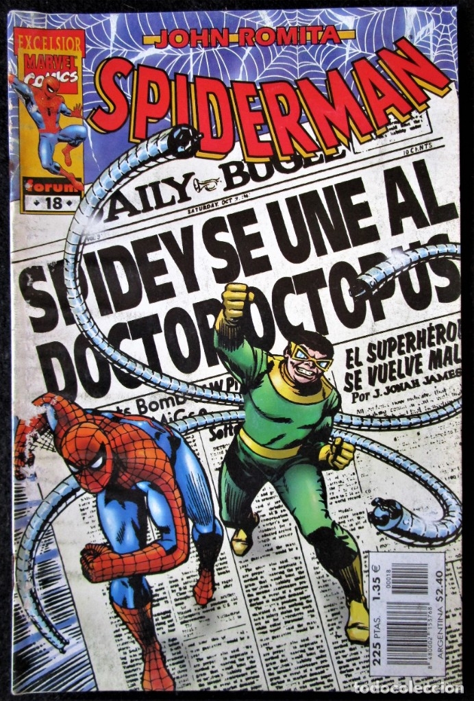 C&oacute;mics: JOHN ROMITA - SPIDERMAN N&ordm; 18 - FORUM 2000 - Foto 1