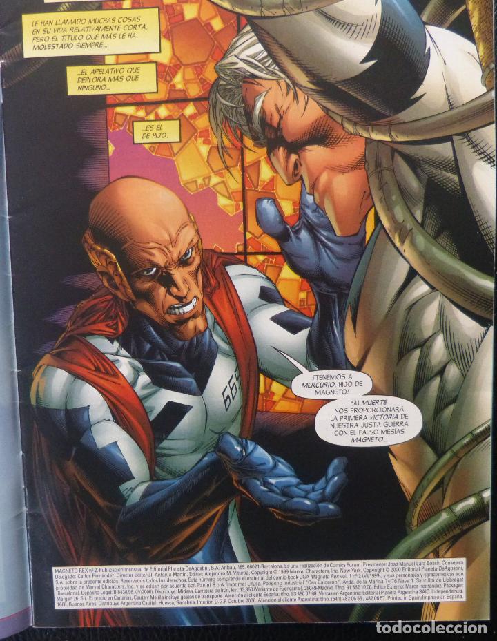 C&oacute;mics: Comic MAGNETO REX, Marvel Comics,Forum,Stan Lee,2000,Numero 2 de 3 - Foto 3