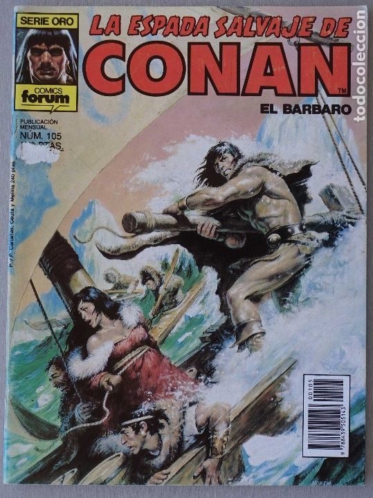 C&oacute;mics: La Espada Salvaje de Conan n&ordm; 105 1&ordf; edici&oacute;n - Foto 1