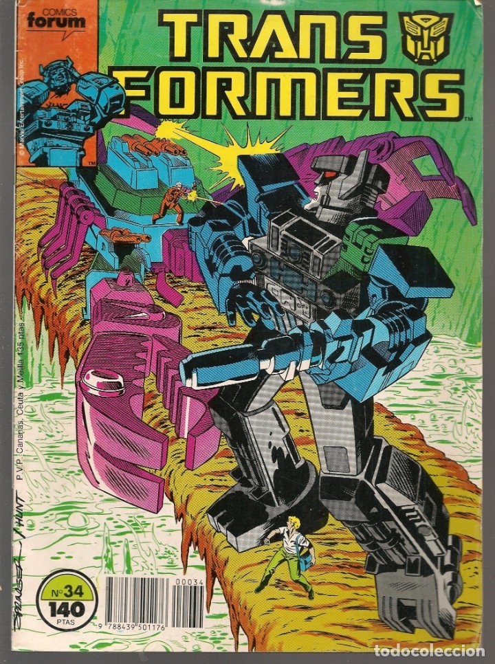 C&oacute;mics: TRANSFORMERS. N&ordm; 34. FORUM.(ST/A00B) - Foto 1
