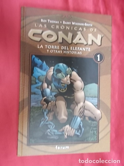 C&oacute;mics: LAS CRONICAS DE CONAN . N&ordm; 1. ROY THOMAS. FORUM - Foto 1