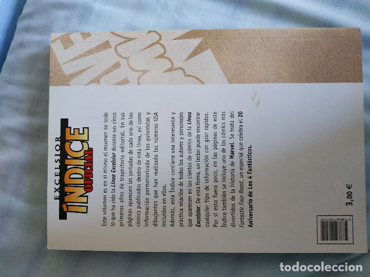 C&oacute;mics: Indice Oficial Excelsior.  En perfecto estado. - Foto 2