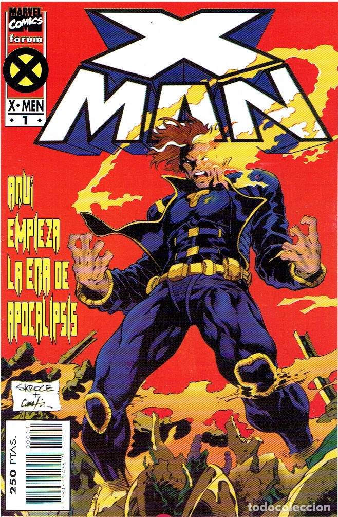 C&oacute;mics: X-MAN (LA ERA DE APOCALIPSIS) MINISERIE DE 4 N&Uacute;MEROS MARVEL-FORUM 1995-1996 - Foto 1