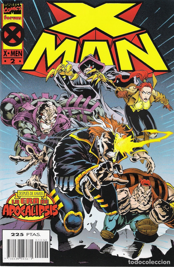 C&oacute;mics: X-MAN (LA ERA DE APOCALIPSIS) MINISERIE DE 4 N&Uacute;MEROS MARVEL-FORUM 1995-1996 - Foto 2