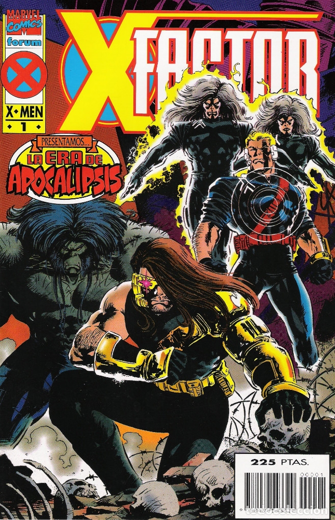 C&oacute;mics: X-FACTOR (LA ERA DE APOCALIPSIS) MINISERIE DE 4 N&Uacute;MEROS MARVEL-FORUM 1995-1996 - Foto 1
