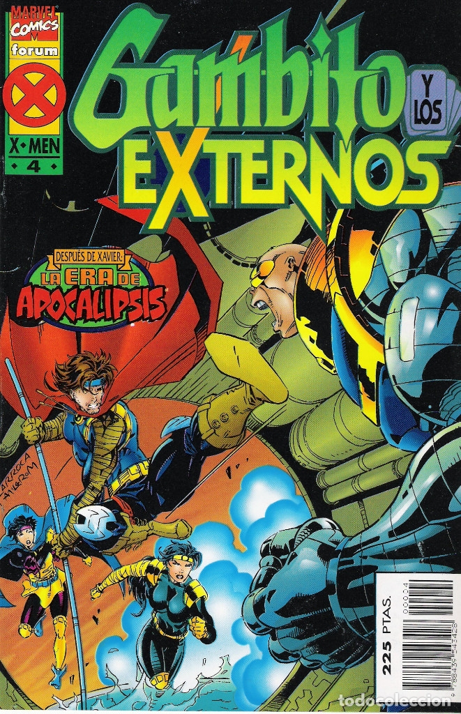 C&oacute;mics: GAMBITO Y LOS EXTERNOS (LA ERA DE APOCALIPSIS) SERIE DE 4 N&Uacute;MEROS MARVEL-FORUM 1995-1996 - Foto 4