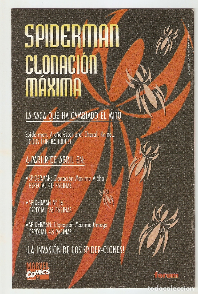 C&oacute;mics: SPIDERMAN 2099 VOL.2 - N&ordm; 2 - Abril 1996 - FORUM - - Foto 2