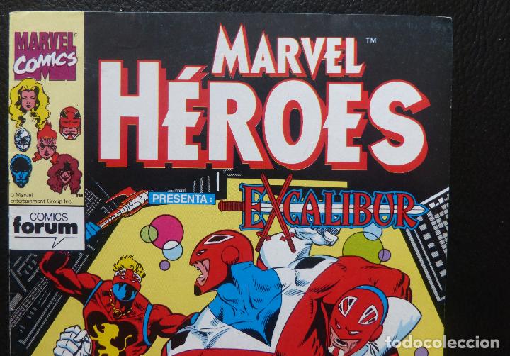 C&oacute;mics: Comic Marvel heroes,Numero 61,A&ntilde;o 1992,Presenta Excalibur - Foto 3