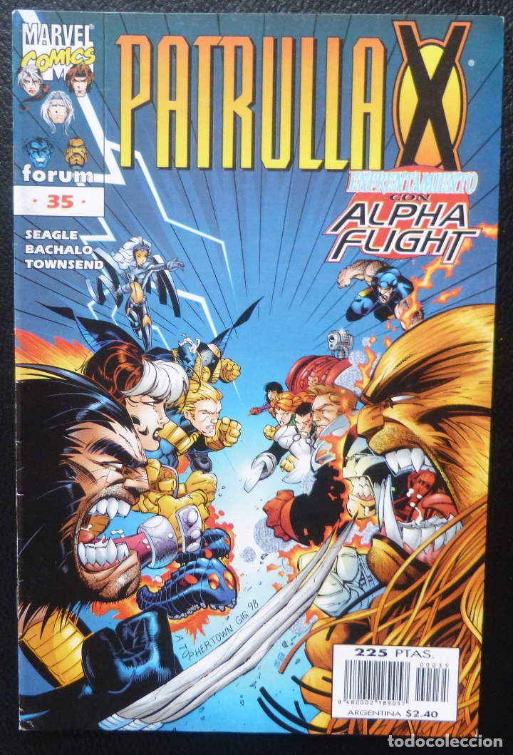 C&oacute;mics: Comic Patrulla X,N&ordm; 35,1999,Marvel Comics,Forum - Foto 1
