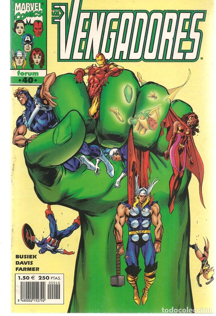 C&oacute;mics: LOS VENGADORES. N&ordm; 40. VOL. 3. FORUM (ST/A2B) - Foto 1