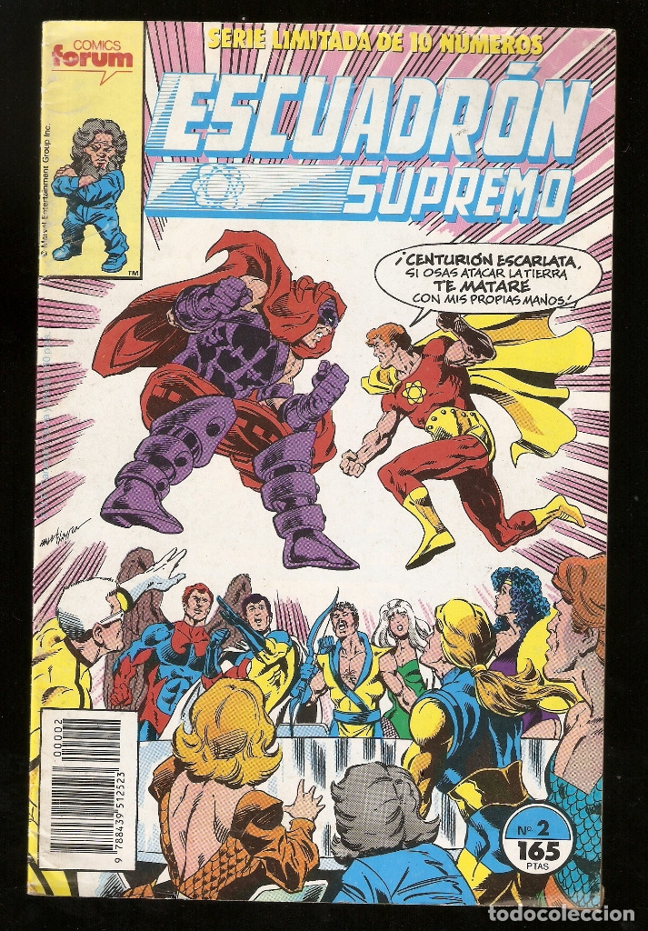 C&oacute;mics: ESCUADR&Oacute;N SUPREMO VOL.1 - N&ordm; 2 - Proyecto Utop&iacute;a - Marzo 1990 - FORUM - - Foto 1