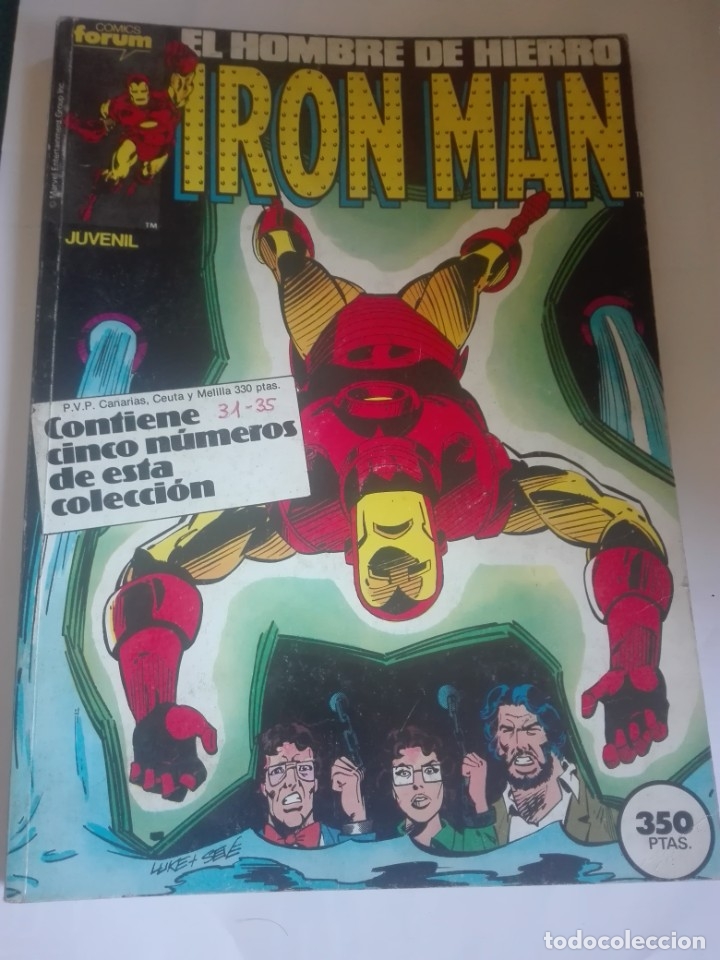 C&oacute;mics: IRON MAN 31-32-33-34-35 PRIMERA EDICI&Oacute;N # LL - Foto 1