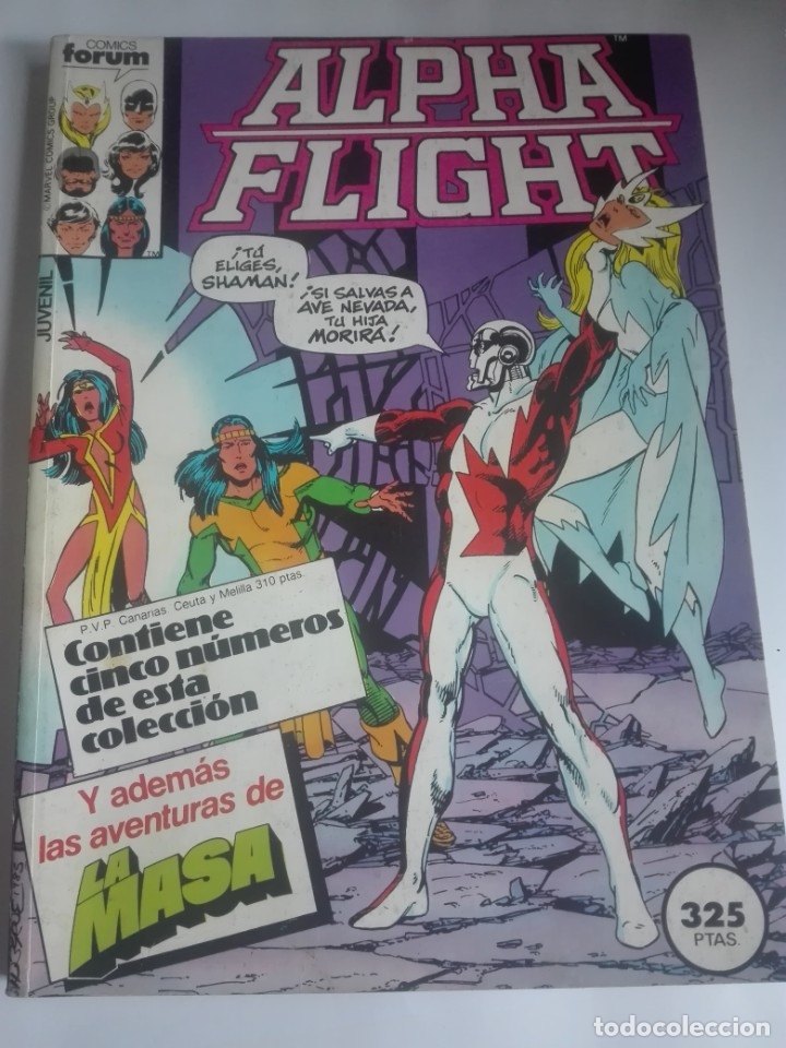 C&oacute;mics: ALPHA FLIGHT PRIMERA EDICI&Oacute;N 22-23-24-25-25 #LL - Foto 1