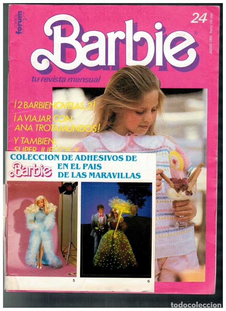 C&oacute;mics: BARBIE 24.   AGOSTO,1986. CON CROMOS. - Foto 1