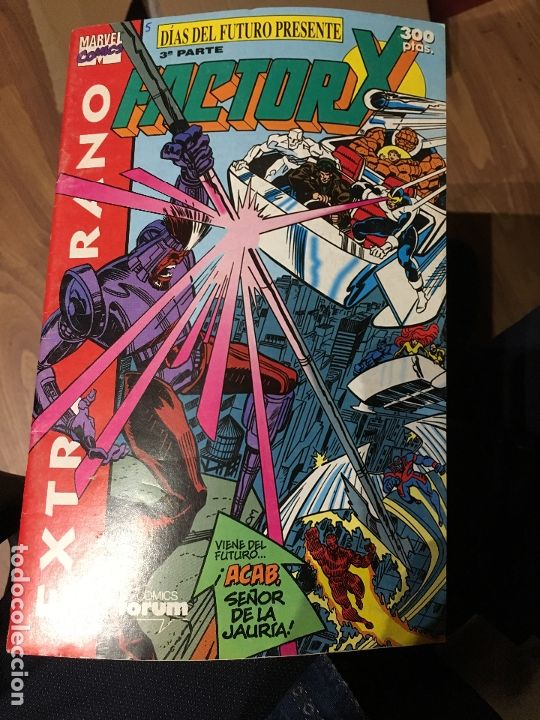 C&oacute;mics: FACTOR X - EXTRA VERANO 1990 - D&Iacute;AS DEL FUTURO PRESENTE 3&ordf; PARTE - FORUM - Foto 1