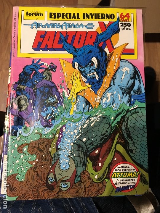 C&oacute;mics: FACTOR X - ESPECIAL INVIERNO 1989 - ATLANTIS ATACA - FORUM - Foto 1